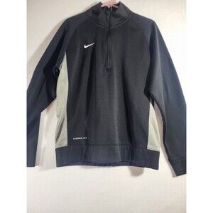 Nike Therma Fit KO 1/4 Zip Pullover Black Training 717397-011 Mens Size Medium